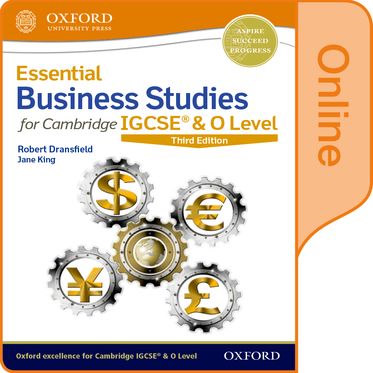Essential Business Studies for Cambridge IGCSE & O Level Online Student Book