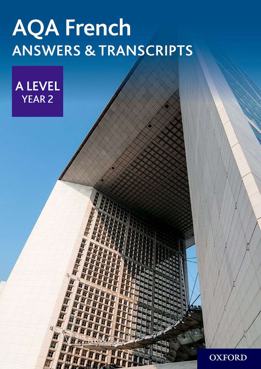 AQA A Level French: Key Stage Five: AQA A Level Year 2