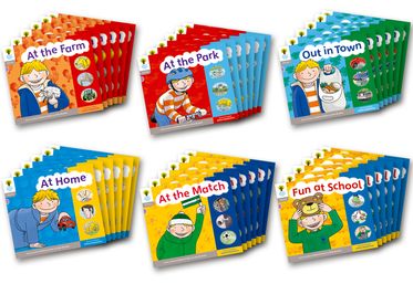 Oxford Reading Tree Floppy's Phonics Sounds and Letters Level 1 Class Pack of 36