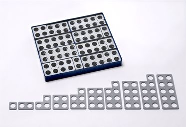 Numicon Box of 80 Numicon Shapes (Grey )