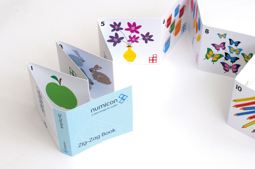 Numicon Zig Zag Book