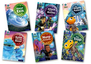 Project X Alien Adventures Turquoise Mixed Pack of 6