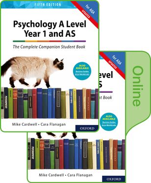 Aqa Complete Companions As Level/Year 1 Psychology Student Bk/Tkn Onl Bk 5E