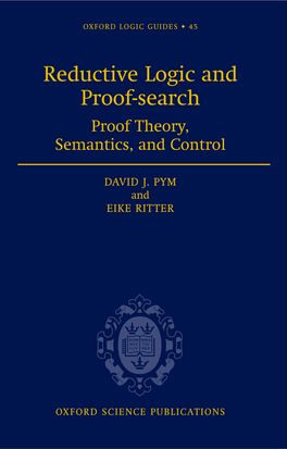 Reductive Logic and Proof-search