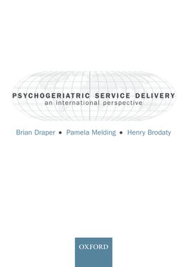 Psychogeriatric Service Delivery