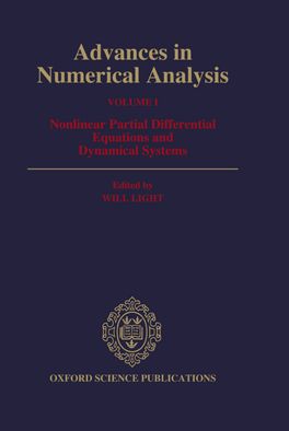 Advances in Numerical Analysis: Volume I