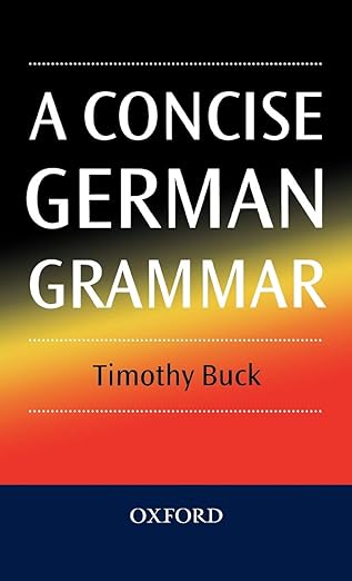 Concise German Grammar, A
