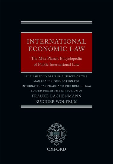 The Max Planck Encyclopedia of Public International Law