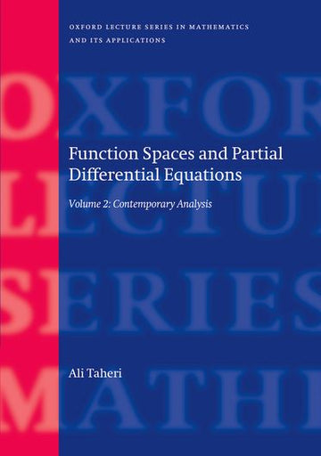 Function Spaces and Partial Differential Equations Volume 2