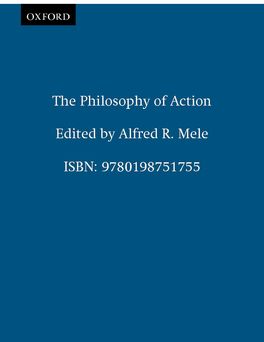 Philosophy of Action, The