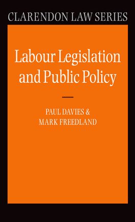 Labour Legislation and Public Policy