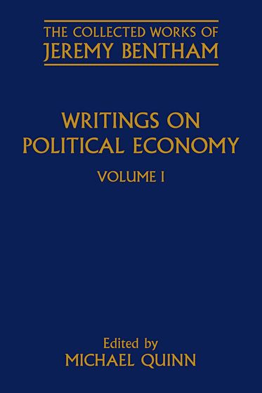 Writings on Political Economy, Volume I