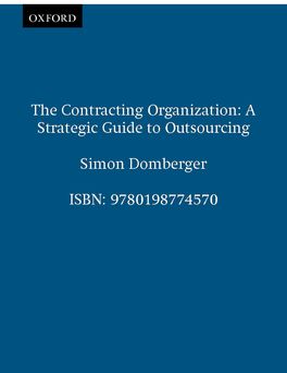 Contracting Organization, The