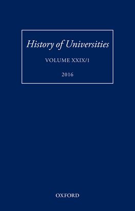 History of Universities, Volume XXIX / 1