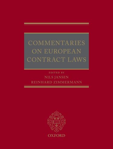 Commentaries on European Contract Laws