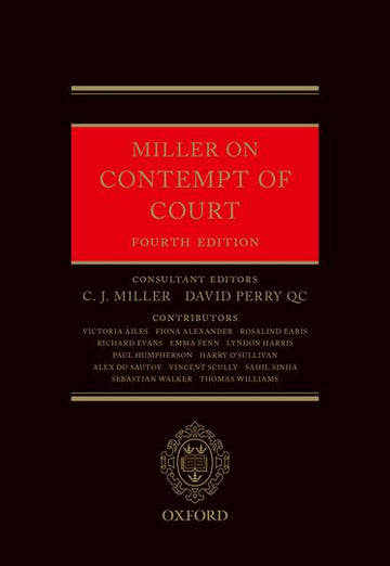 Miller on Contempt of Court