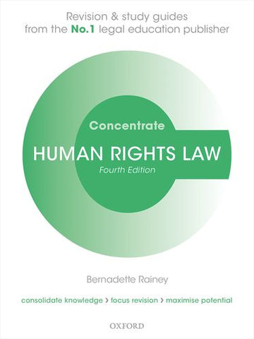 Human Rights Law Concentrate Law Revision and Study Guide