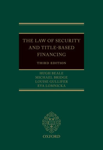 The Law of Security and Title-Based Financing