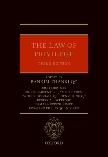 Law of Privilege, The