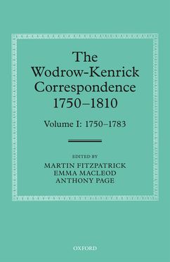 Wodrow-Kenrick Correspondence 1750-1810, Volume I, The