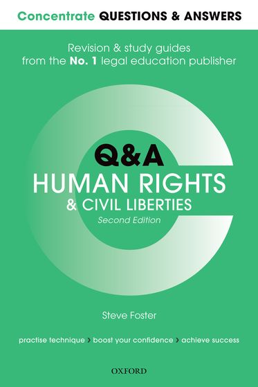 Concentrate Questions and Answers Human Rights and Civil Liberties Law