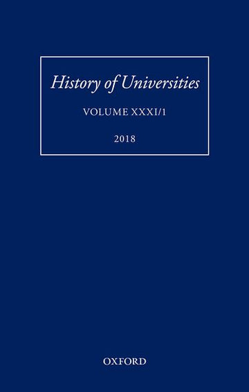 History of Universities Volume XXXI / 1