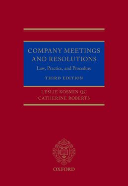 Company Meetings and Resolutions