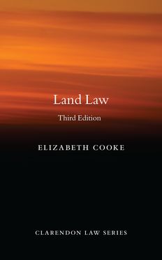 Land Law 3e