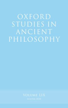 Oxford Studies in Ancient Philosophy Volume 59