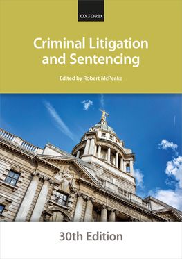 Criminal Litigation & Sentencing
