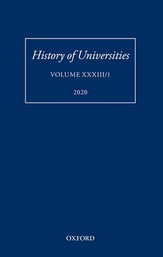History of Universities Volume XXXIII/1