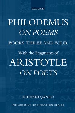 Philodemus On Poems Books 3-4 with the fragments of Aristotle On Poets