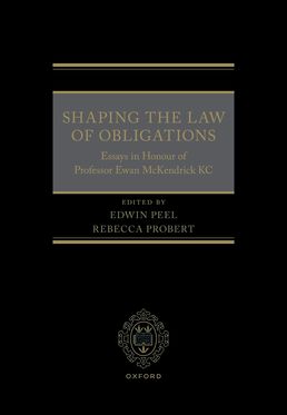 Shaping the Law of Obligations