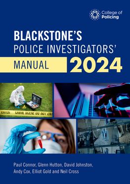 Blackstone's Police Investigators Manual and WB 2024