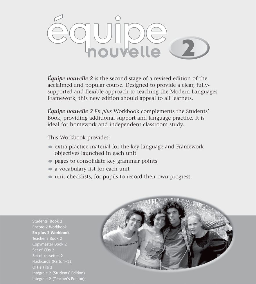 Equipe Nouvelle 2 En Plus Workbook