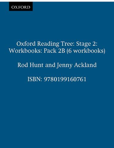 Oxford Reading Tree Level 2 Workbooks Pack 2B Pack of 6