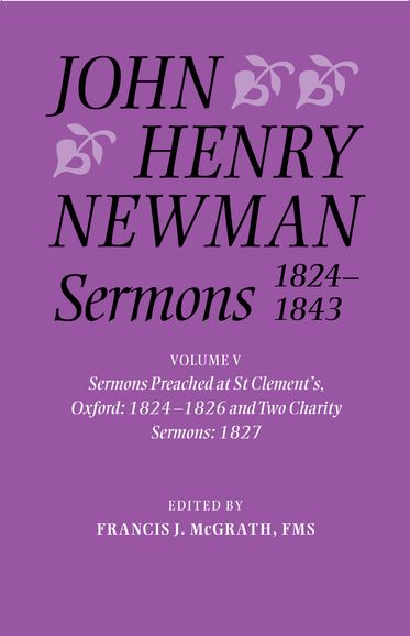 John Henry Newman Sermons 1824-1843: Volume V