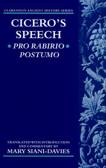 Cicero Pro Rabirio Postumo