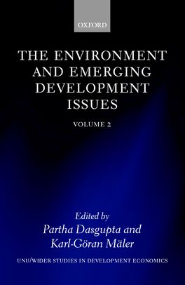 The Environment and Emerging Development Issues