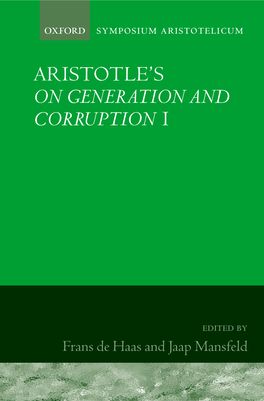 Aristotle's On Generation and Corruption, Book 1
