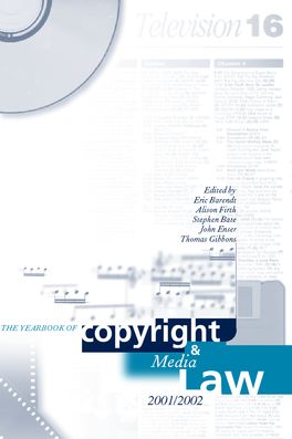 Yearbook of Copyright and Media Law, Volume VI 2001-2002
