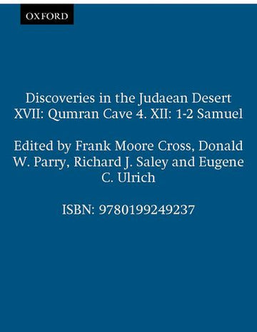 Qumran Cave 4 Xii 1-2 Samuel