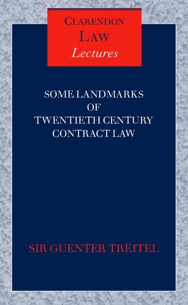 Some Landmarks of Twentieth Century Contract Law