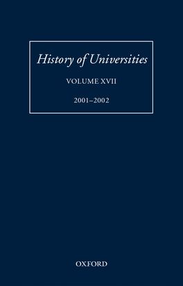 History of Universities, Volume Xvii
