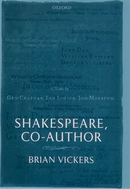 Shakespeare, Co Author