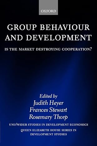 Group Behaviour and Development