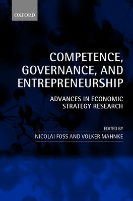 Competence Governance and Entrepreneurship