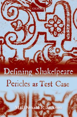 Defining Shakespeare