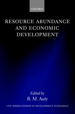 Resource Abundance and Economic Development