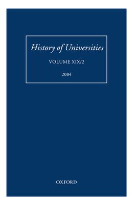 History of Universities, Volume Xix/2